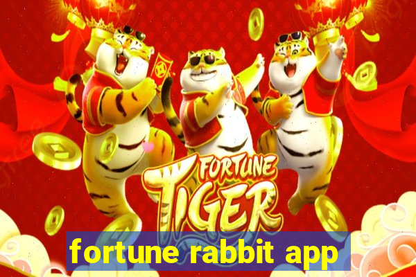 fortune rabbit app